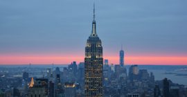 New York skyline.