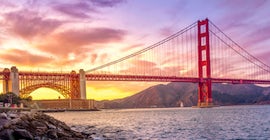 The Golden Gate Bridge in San Francisco.