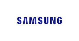 Samsung logo.