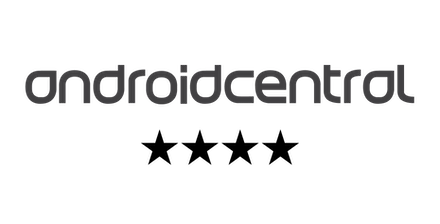 Android Central logo with 4 stars for Aircove testimonials carousel