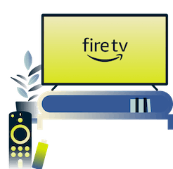 Fire TV Stick using ExpressVPN's app for Android TV.