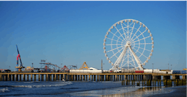 New Jersey boardwalk.