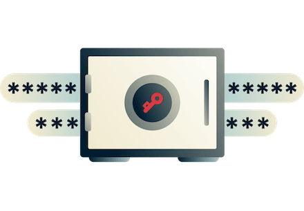 Passwords and a vault for ExpressVPN Keys.