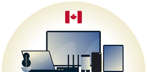 Canada VPN protecting a variety of devices.